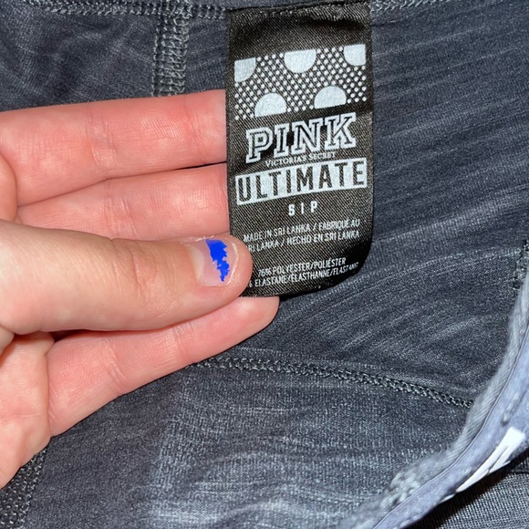 Victoria Secret’s PINK Grey Fleece Lined Leggings - Picture 6 of 6